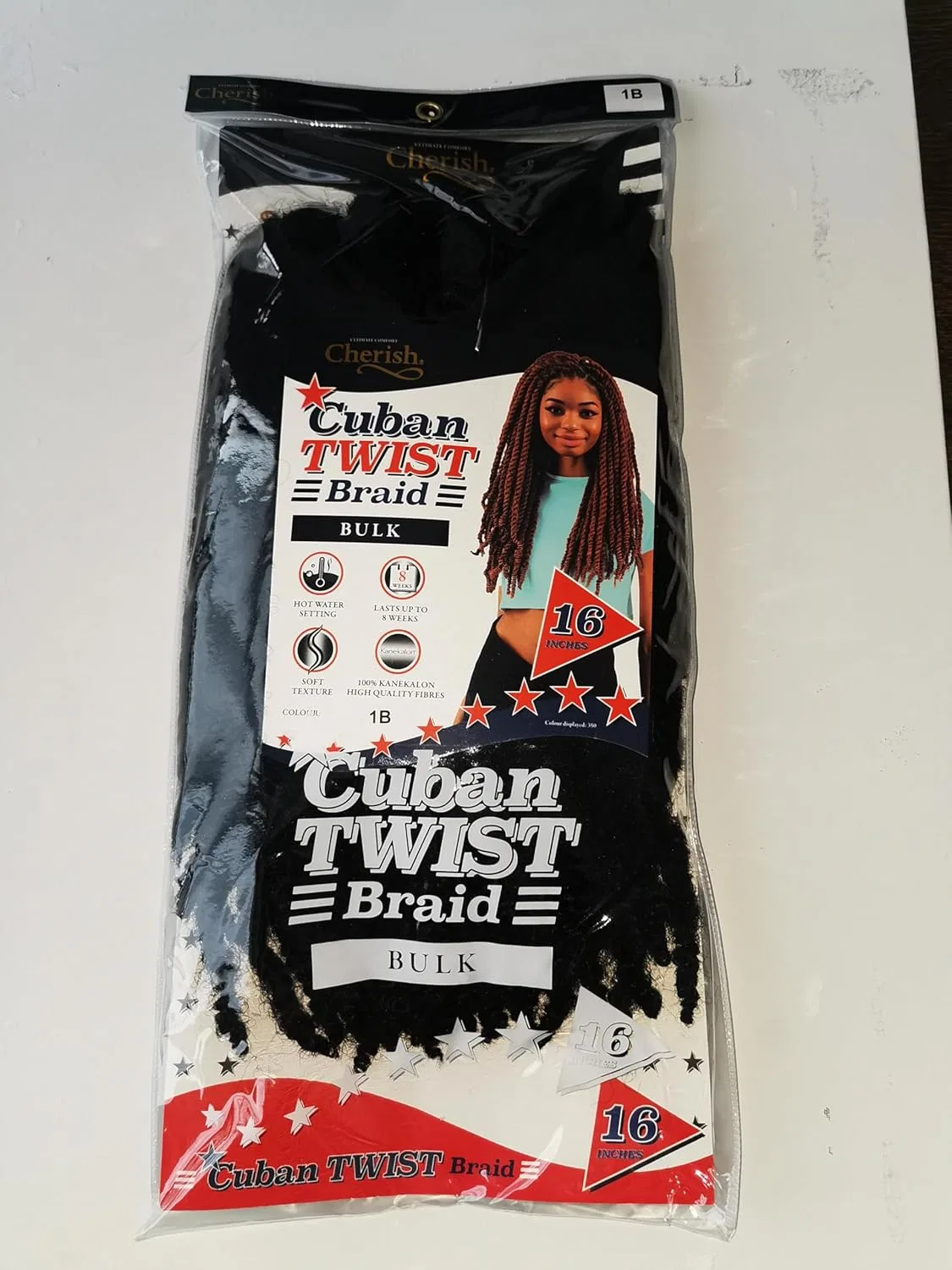 Набор Afro Kinky Twist Bulk Hair Cuban Style Jumbo 3 в 1 Generisch — фото 2