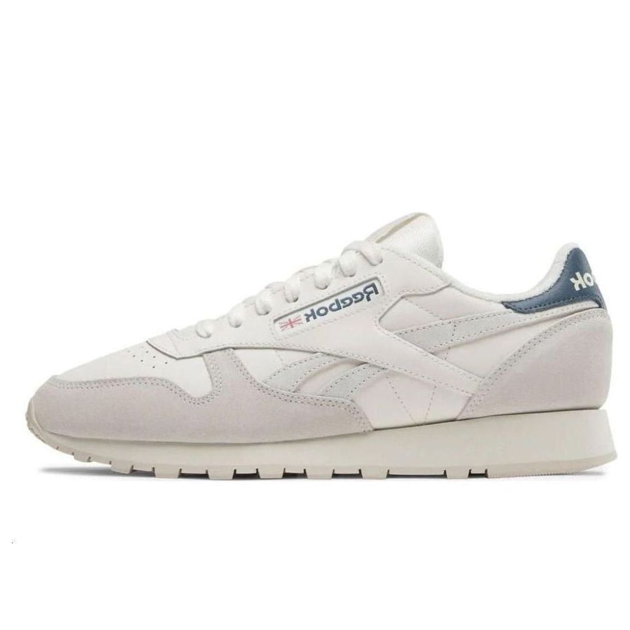

Кроссовки Reebok Classic Leather 'Chalk Stucco Hoops Blue', белый