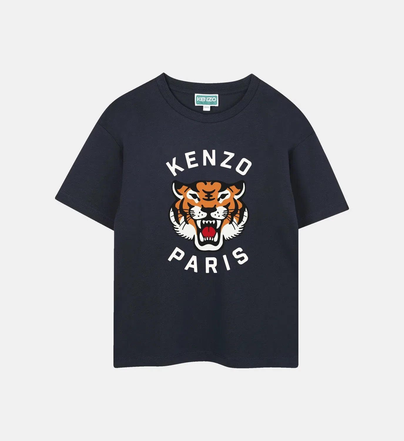 Футболка с короткими рукавами Kenzo Kids, синий