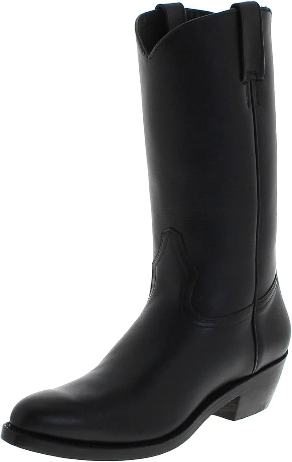 Ботинки FB Fashion Boots 650 Pull Up из черной кожи для мужчин и женщин, черные ковбойские ботинки