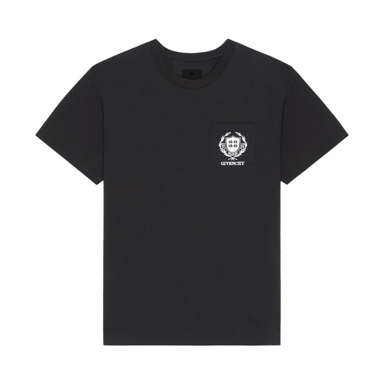 

Футболка Givenchy Crest Logo T-Shirt, черный