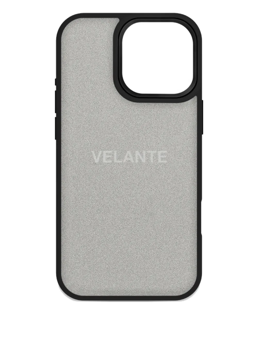 

Чехол для iPhone 16 Pro Max из кожи с фактурой под крокодила Velante, черный