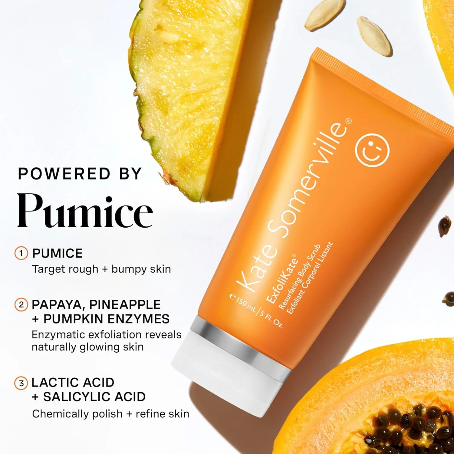 Скраб для тела Kate Somerville ExfoliKate Resurfacing Body Scrub - отшелушивающий скраб тройного действия, удаляет омертвевшие клетки кожи, улучшает тонус и текстуру, 140 мл. 148 мл (1 шт.) — фото 2