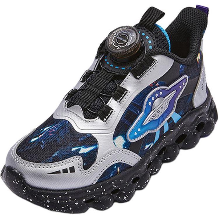 

BALABALA Дышащие низкие детские кроссовки Silver Black для детей 3-7 лет