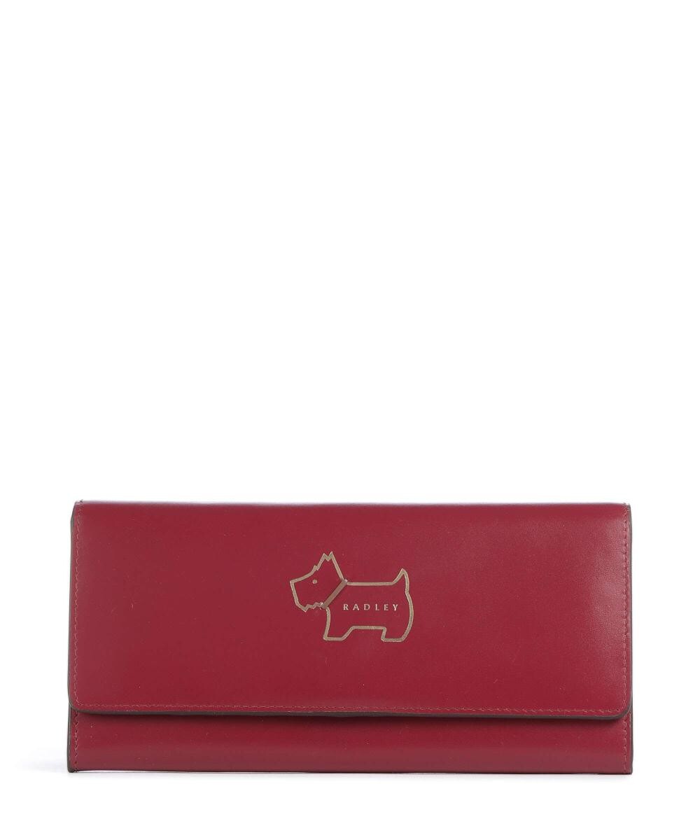 

Кошелек Heritage с контуром собаки из мелкозернистой телячьей кожи. Radley London, красный