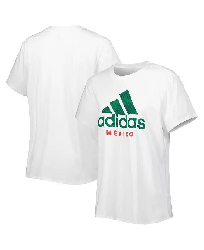 

Женская белая футболка DNA National Team Mexico Adidas
