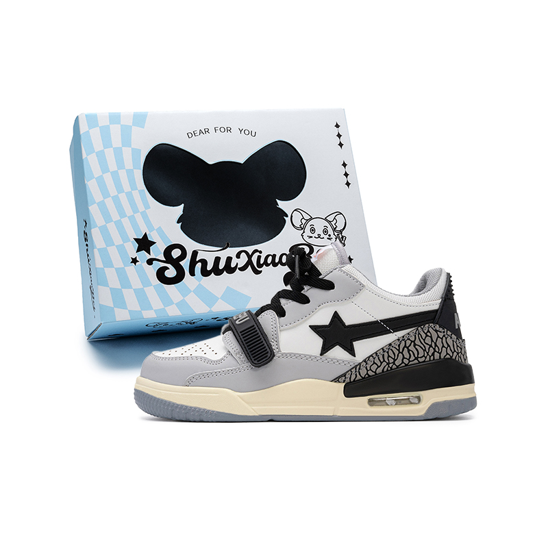 

SHUXIAOBEI Скользоустойчивые износостойкие сбалансированные легкие низкие скейтборд кроссовки унисекс бело-серые черные бежевые [подарочный набор премиум]