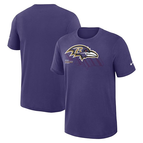 

Мужская фиолетовая футболка Baltimore Ravens Left End Run Slub Performance Nike
