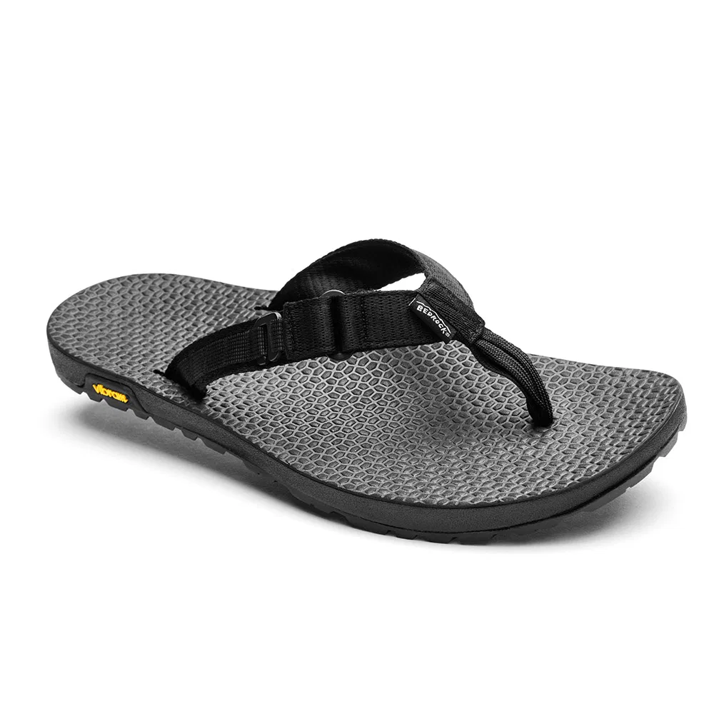 Мужские чёрные вьетнамки Synthetic Sport от Bedrock Sandals — фото 3