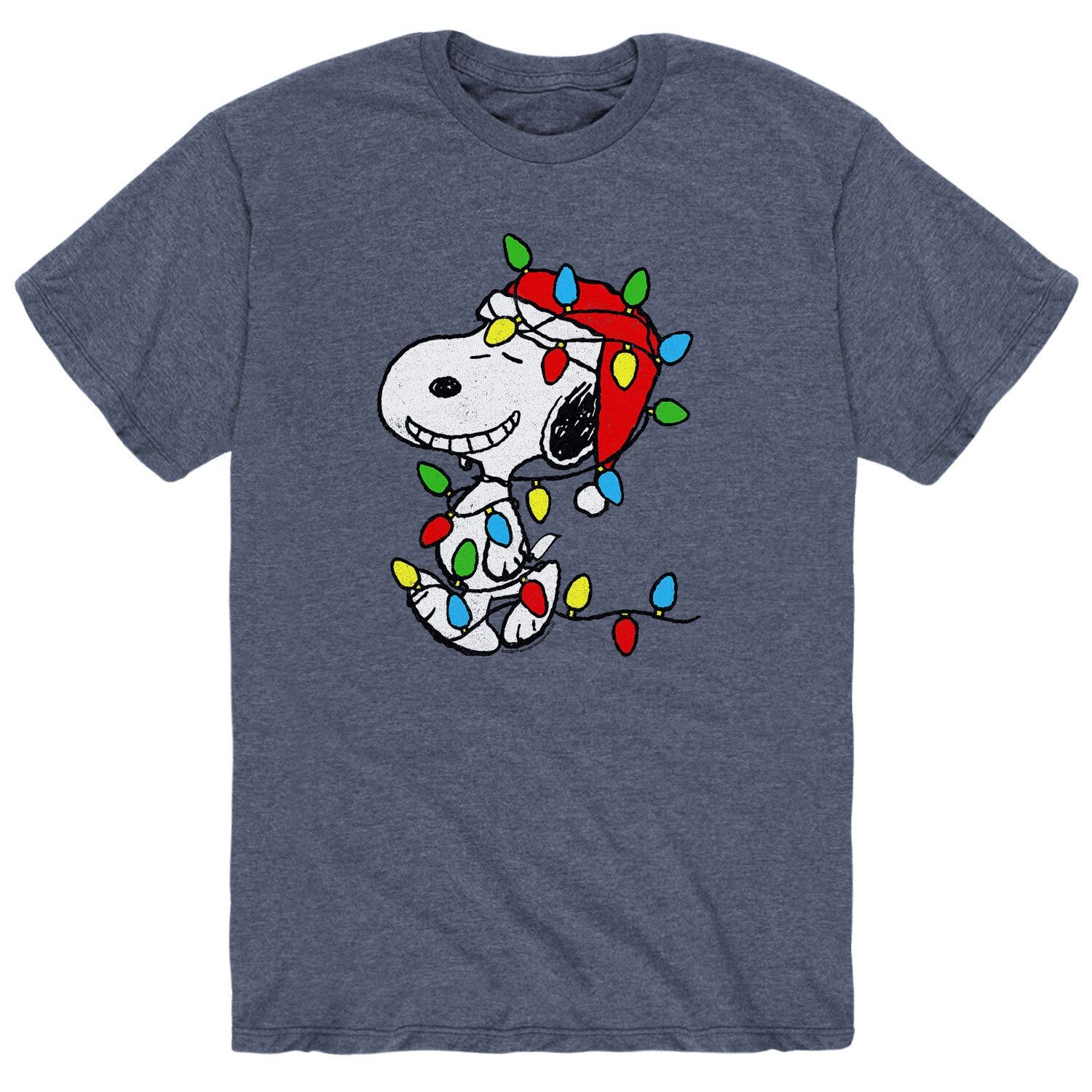 

Мужская футболка Snoopy Lights арахисового цвета Licensed Character