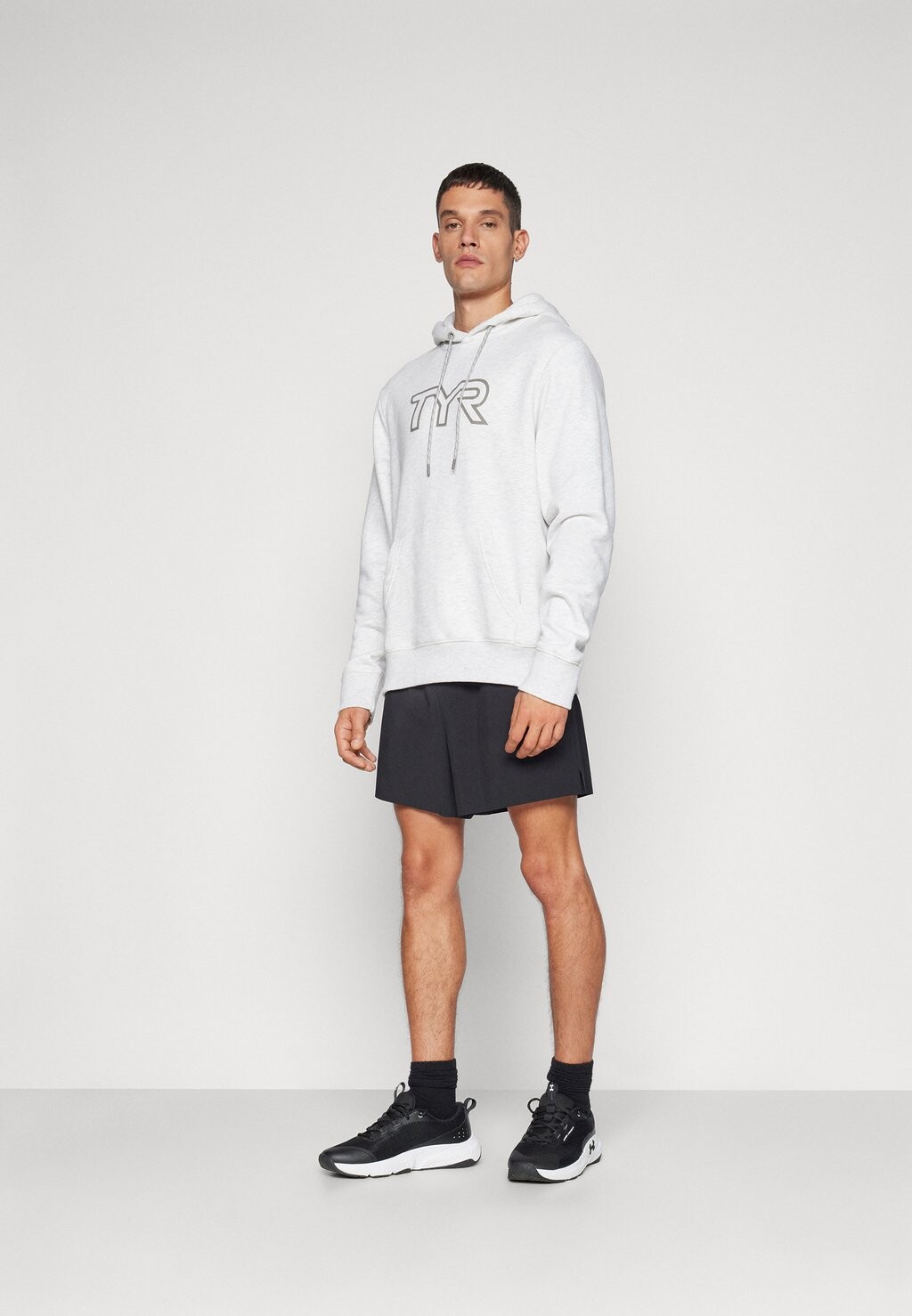 

Толстовка с капюшоном BIG LOGO HOODIE TYR, светло-серый