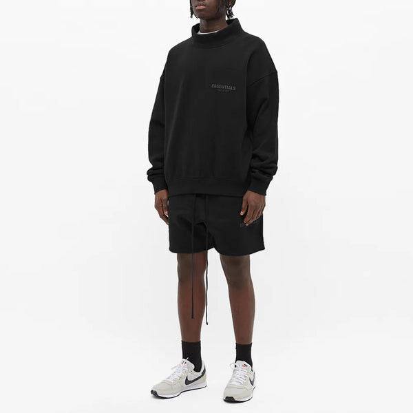 Толстовка Fear of God Essentials SS21 Pull-Over Mockneck Stretch Limo, цвет stretch limo — фото 2