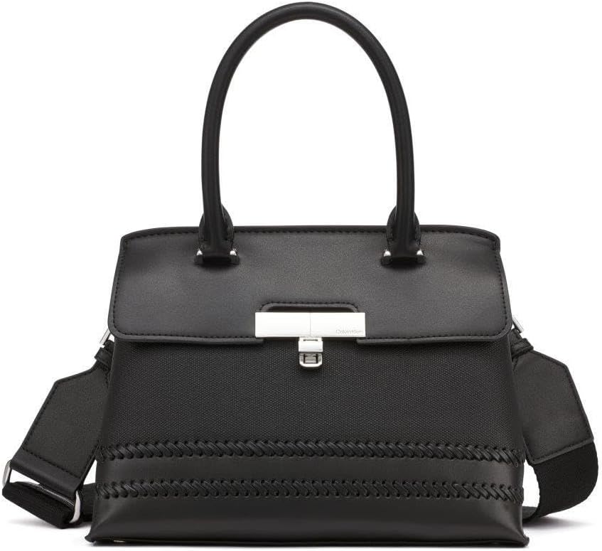 

Мини-сумка Calvin Klein Becky с верхней ручкой через плечо, Black Canvas