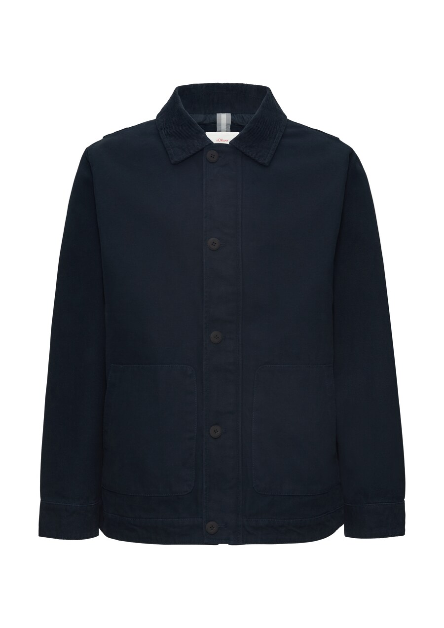 

Рубашка на пуговицах классического кроя s.Oliver, Navy