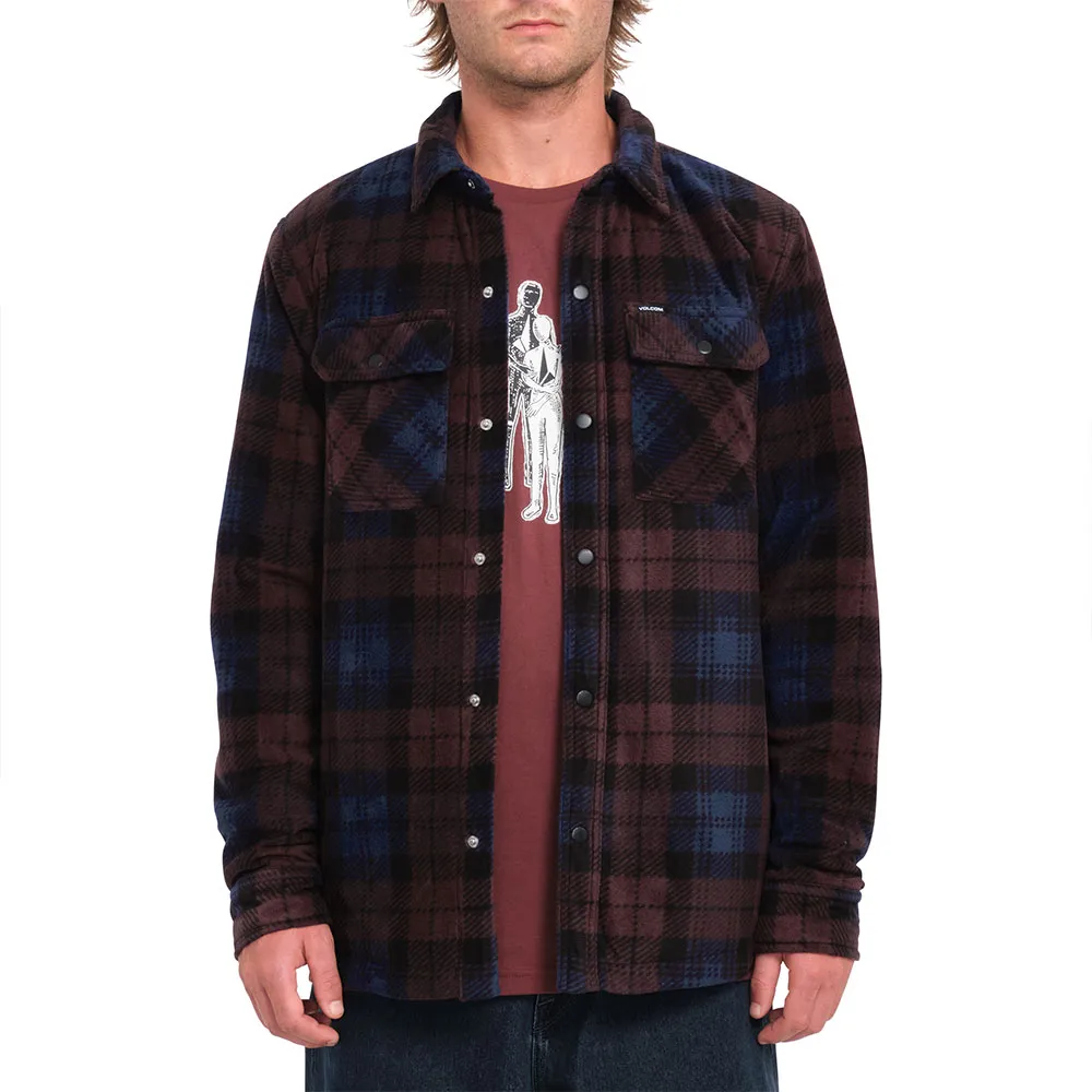 

Верхняя рубашка Volcom Bowered, коричневый