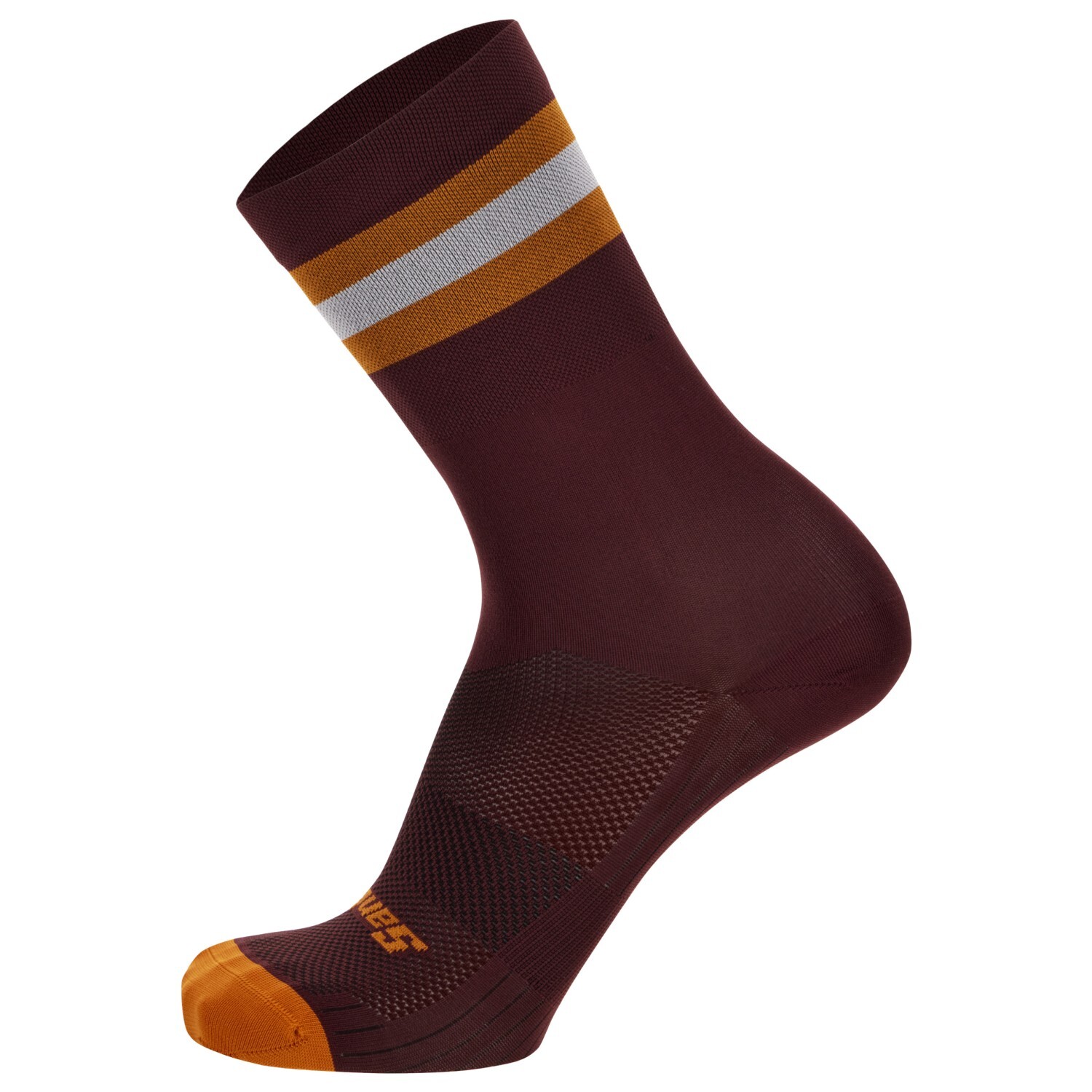 

Велосипедные носки Santini Bengal High Profile Socks, бордовый