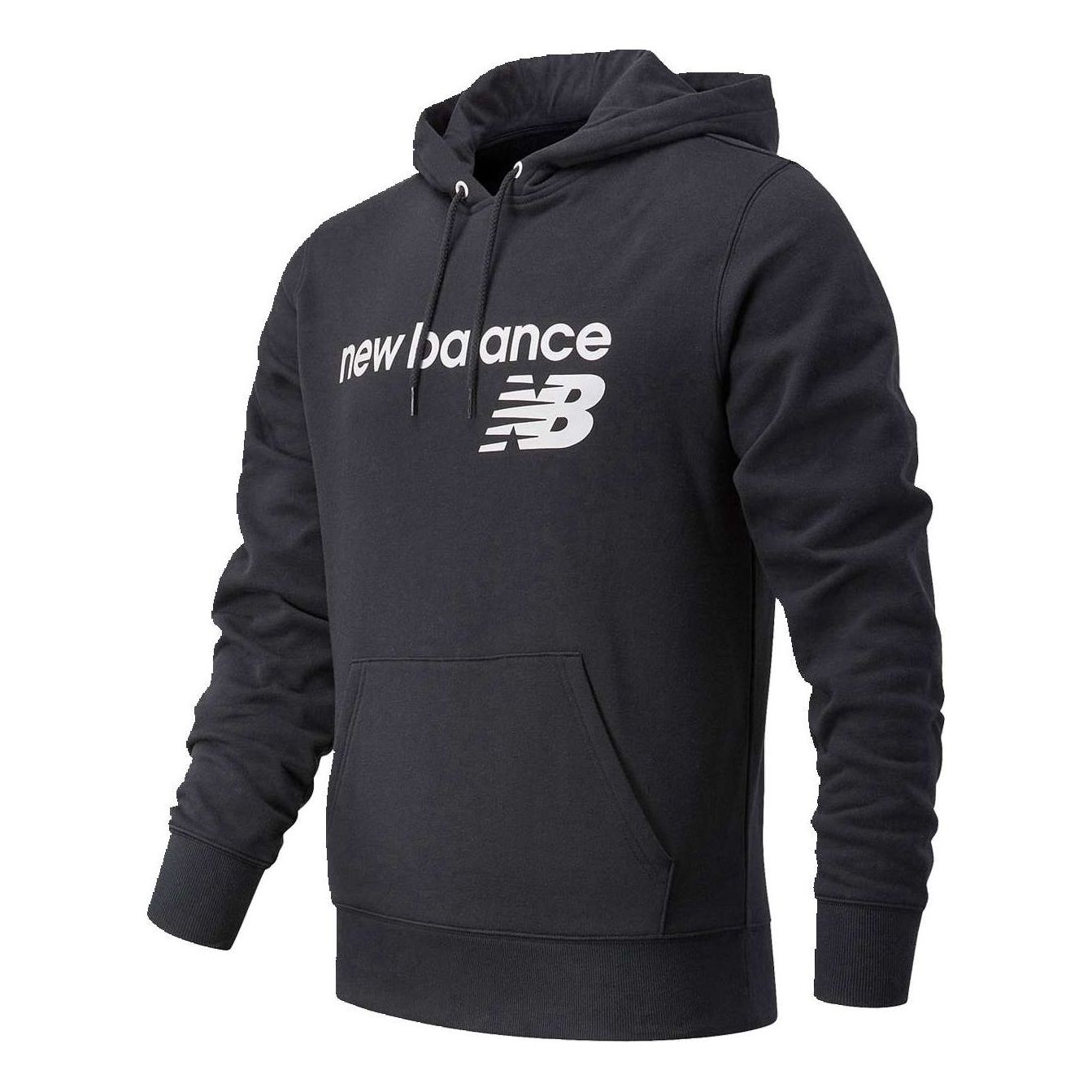 

Спортивный топ New Balance Classic Core Fleece Crew Top 'Black White' MT03910-BK, черный