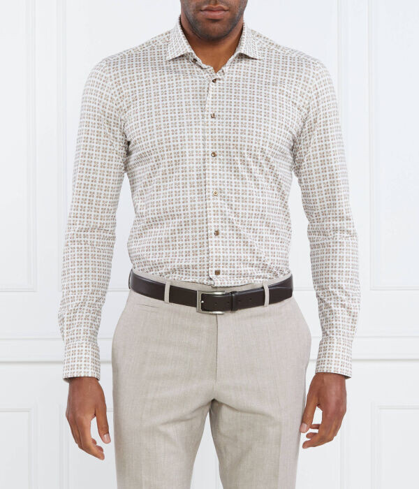 

Рубашка Emanuel Berg Byron Slim Fit, белый