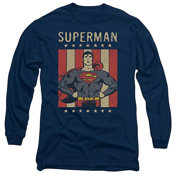 

Футболка с длинным рукавом Dc comics retro liberty Licensed Character