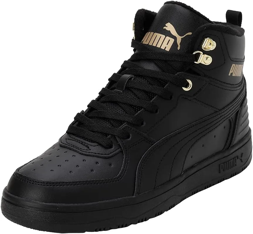 Кроссовки унисекс Rebound Rugged Puma, черный/золотой