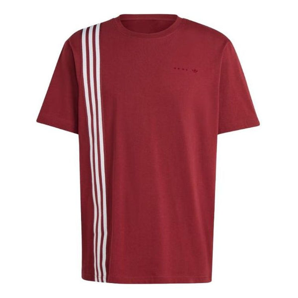 

Футболка Adidas Maniche Corte Tee 'Red', красный