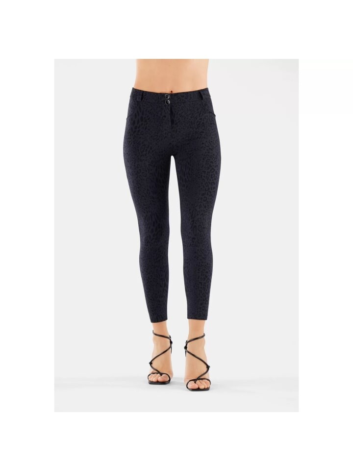 

Джеггинсы FREDDY Push-Up Hose 7/8 Regular High Waist, цвет schwarz Animalier