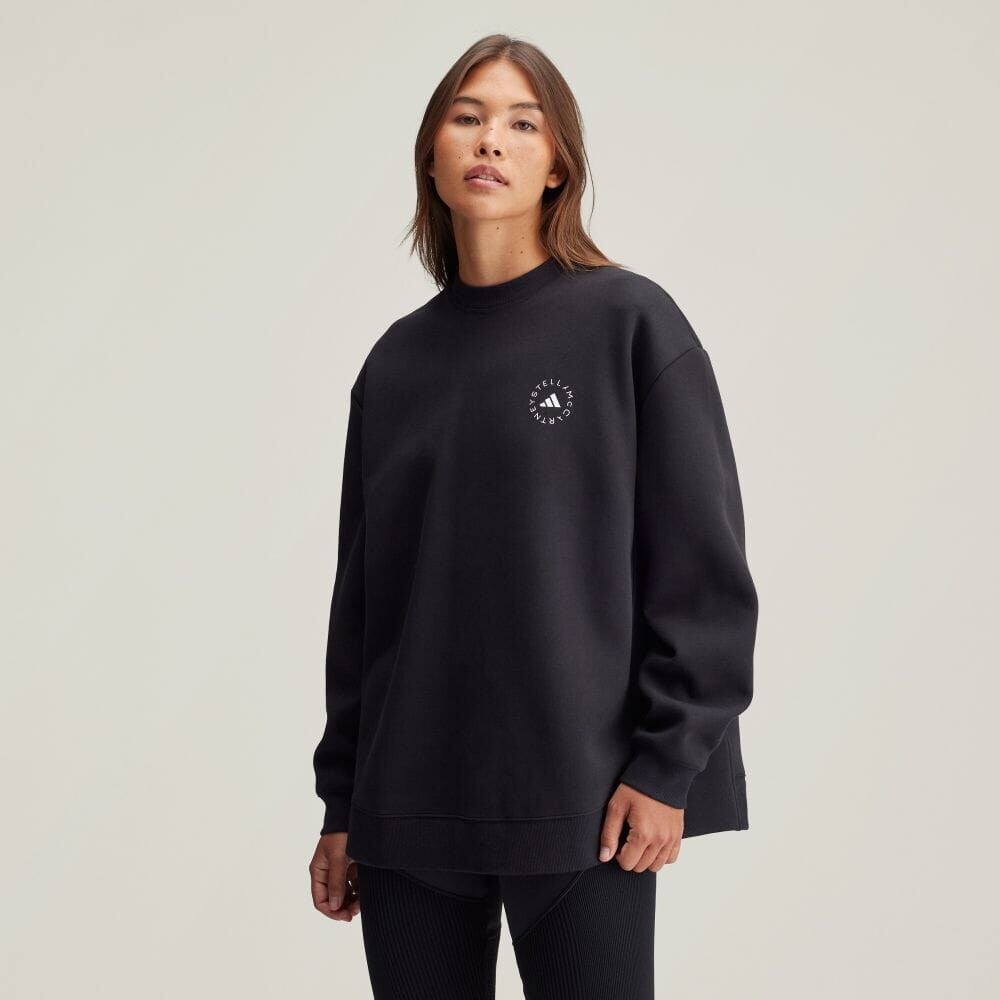 

Толстовка Adidas ADIDAS BY STELLA MCCARTNEY Loose sweatshirt, черный