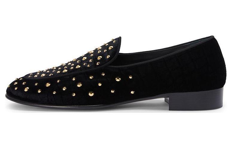 

Giuseppe Zanotti Кожаные мокасины с отделкой Rudolph Crystal