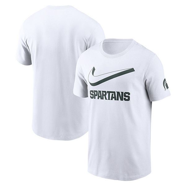 

Мужская белая футболка michigan state spartans primetime 2-hit swoosh Nike