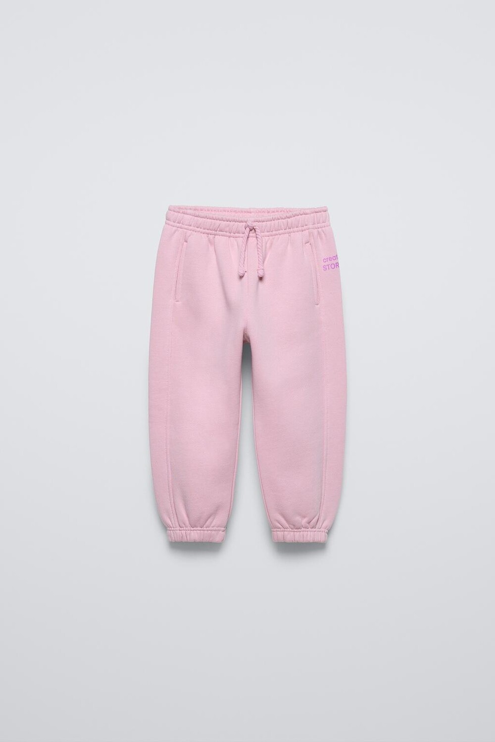 

Спортивные брюки с лозунгом ZARA, розовый