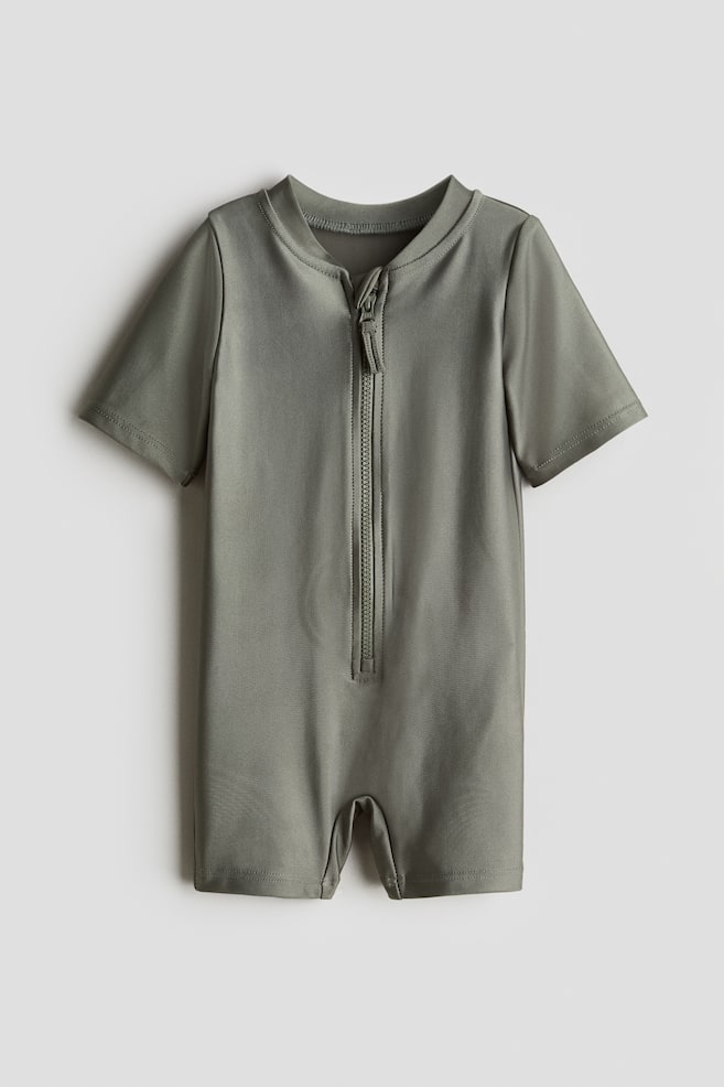 

Плавательный комбинезон с UPF 50 H&M, зеленый