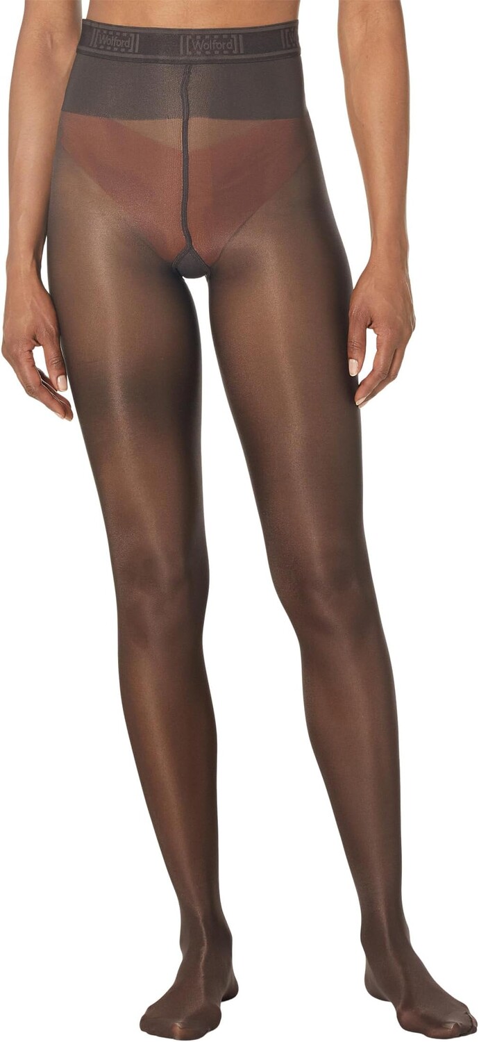 

Неоновые колготки 40 Wolford, цвет Soft Cacao