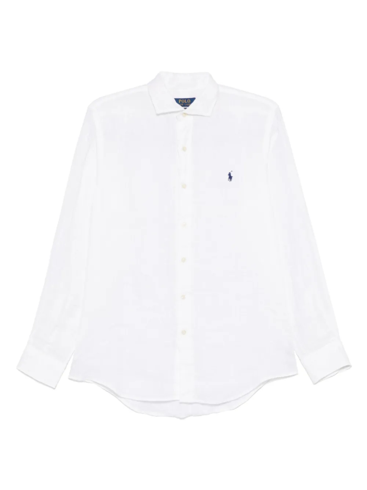

Льняная рубашка Polo Ralph Lauren, белый