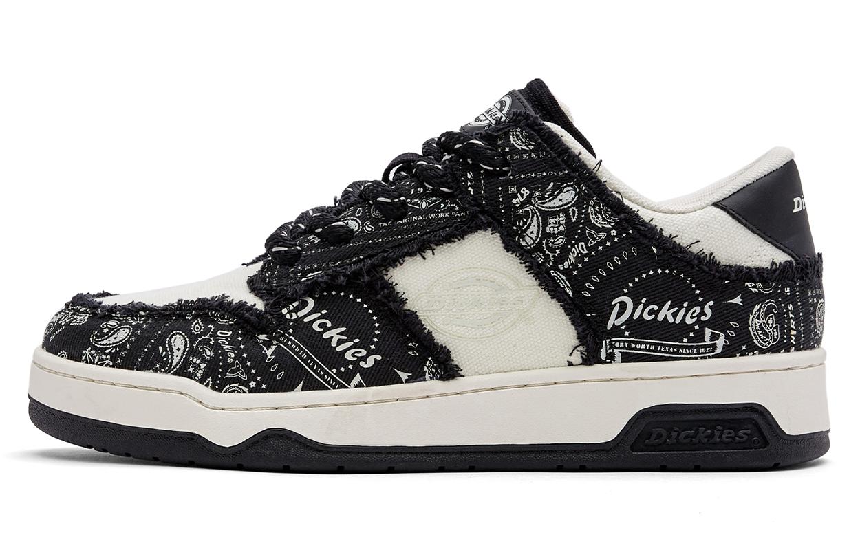

Dickies Низкие мужские кроссовки для скейтбординга, черно-белые