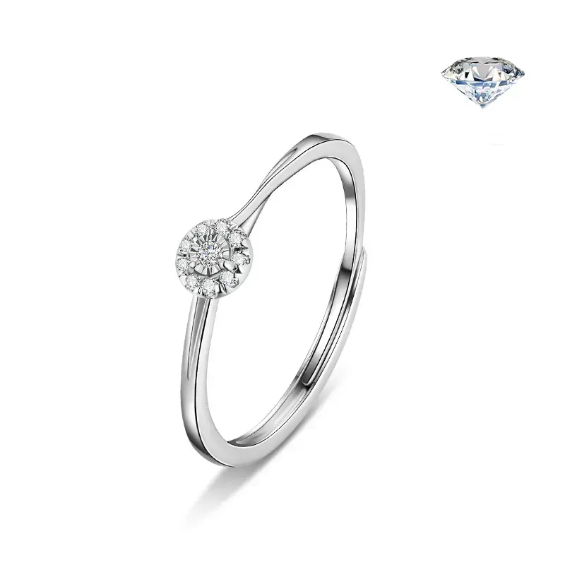 

SOFTDORA Комплект из серебра S925 с бриллиантами парное кольцо унисекс