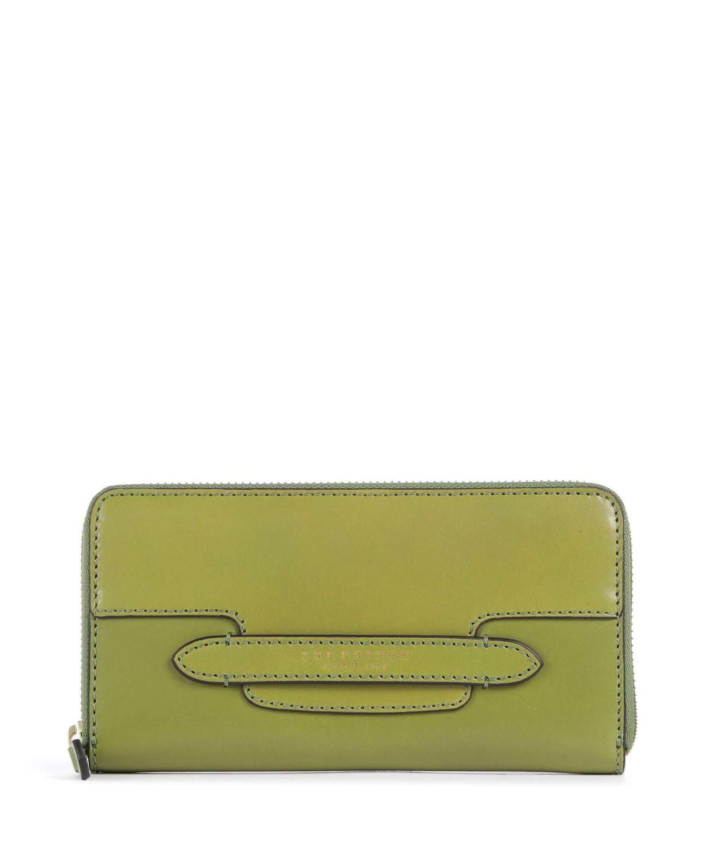 

Кошелек Lucrezia RFID из гладкой коровьей кожи The Bridge, зеленый