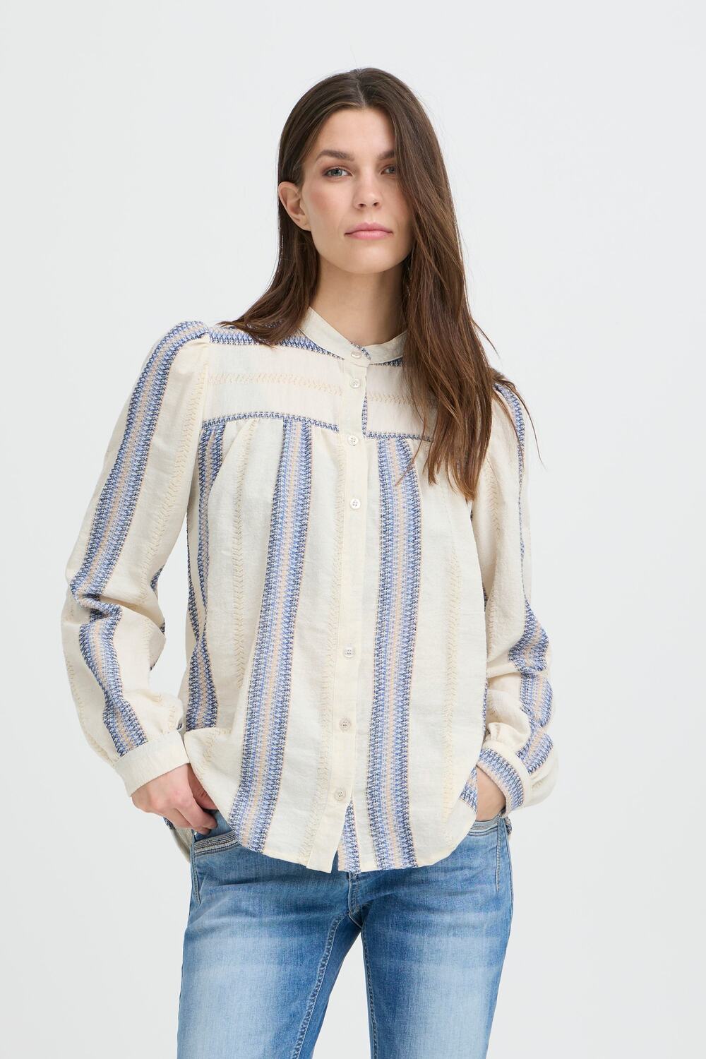 

Pulz Блузка 'ADOLA' в бежевом цвете