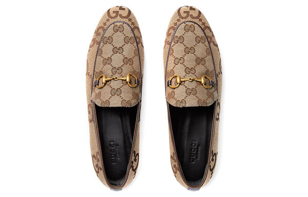 Кроссовки jordaan jumbo gg loafer 'beige' Gucci, бежевый — фото 3