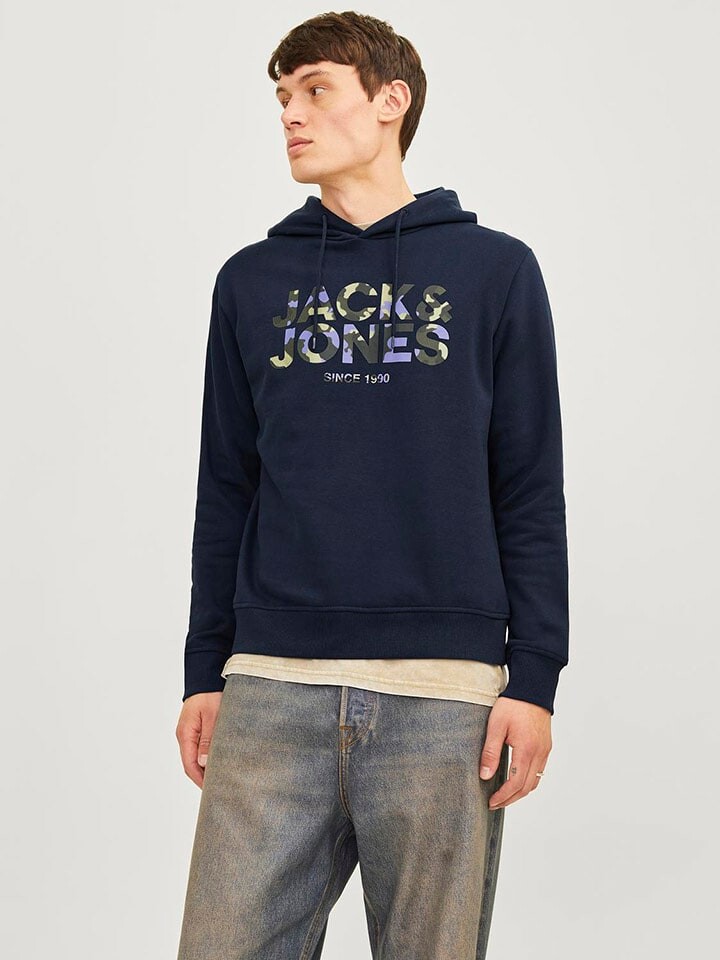 

Толстовка Jack & Jones Hoodie James, темно-синий