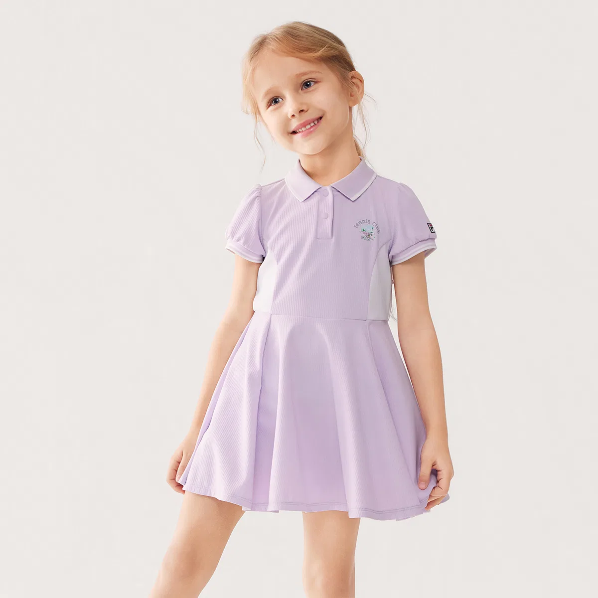 Платье из трикотажа PERFORMANCE FPH Stunning Purple детское FILA KIDS — фото 4