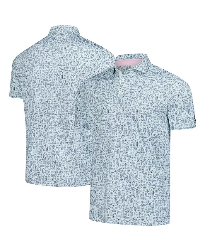 

Мужская светло-голубая поло Arnold Palmer MATTR Sketch Puma