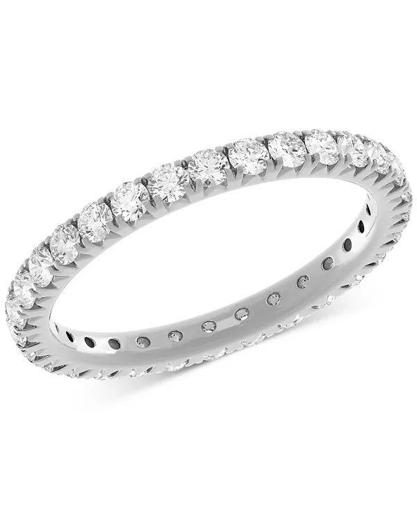 

Кольцо с бриллиантами (1 карат) из 14-каратного золота (также из платины) Macy'S, platinum