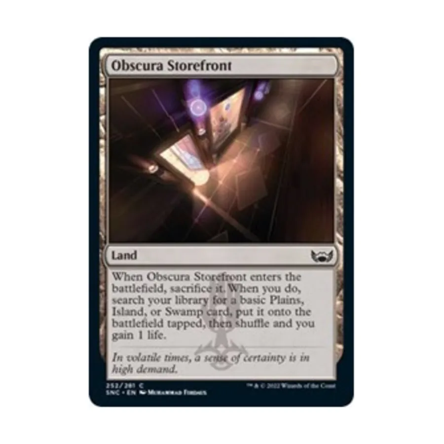 

CCG Витрина магазина «Обскура» (клавиша C), MTG - Streets of New Capenna