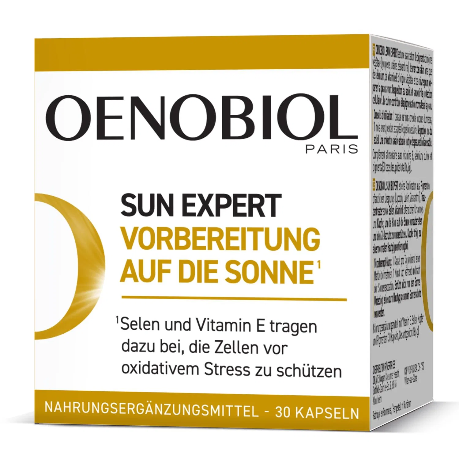 Биологически активная добавка OENOBIOL Sun Expert для подготовки к загару Oenobiol