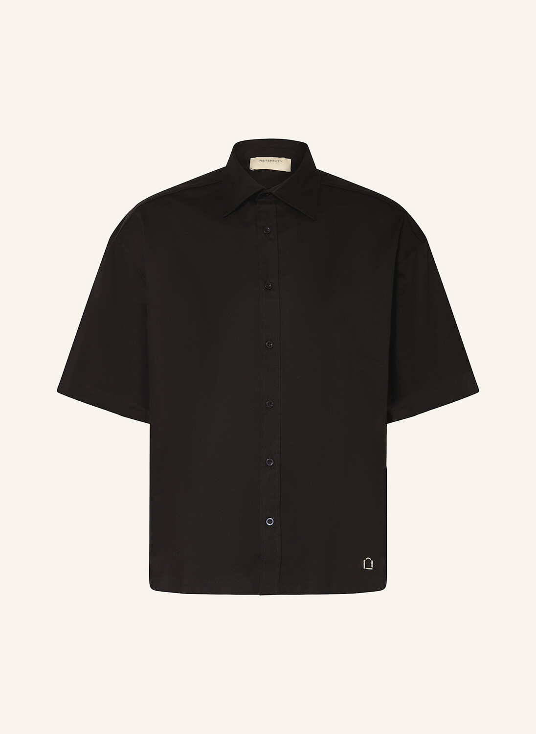 

Рубашка с короткими рукавами évenie Comfort Fit Reternity, черный