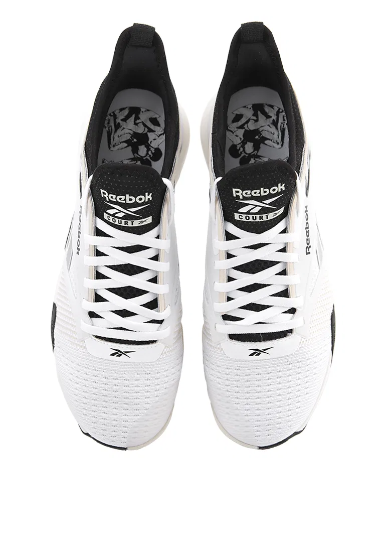 Кроссовки мужские для корта, Nano Court Reebok, белый/черный — фото 4