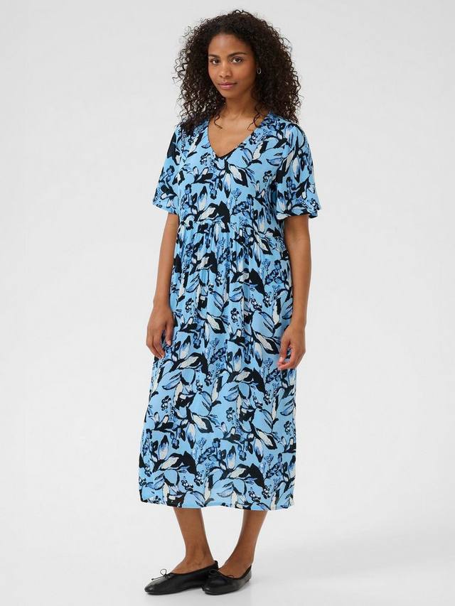 

KAjessi Amber платье миди KAFFE, Blue/Multi