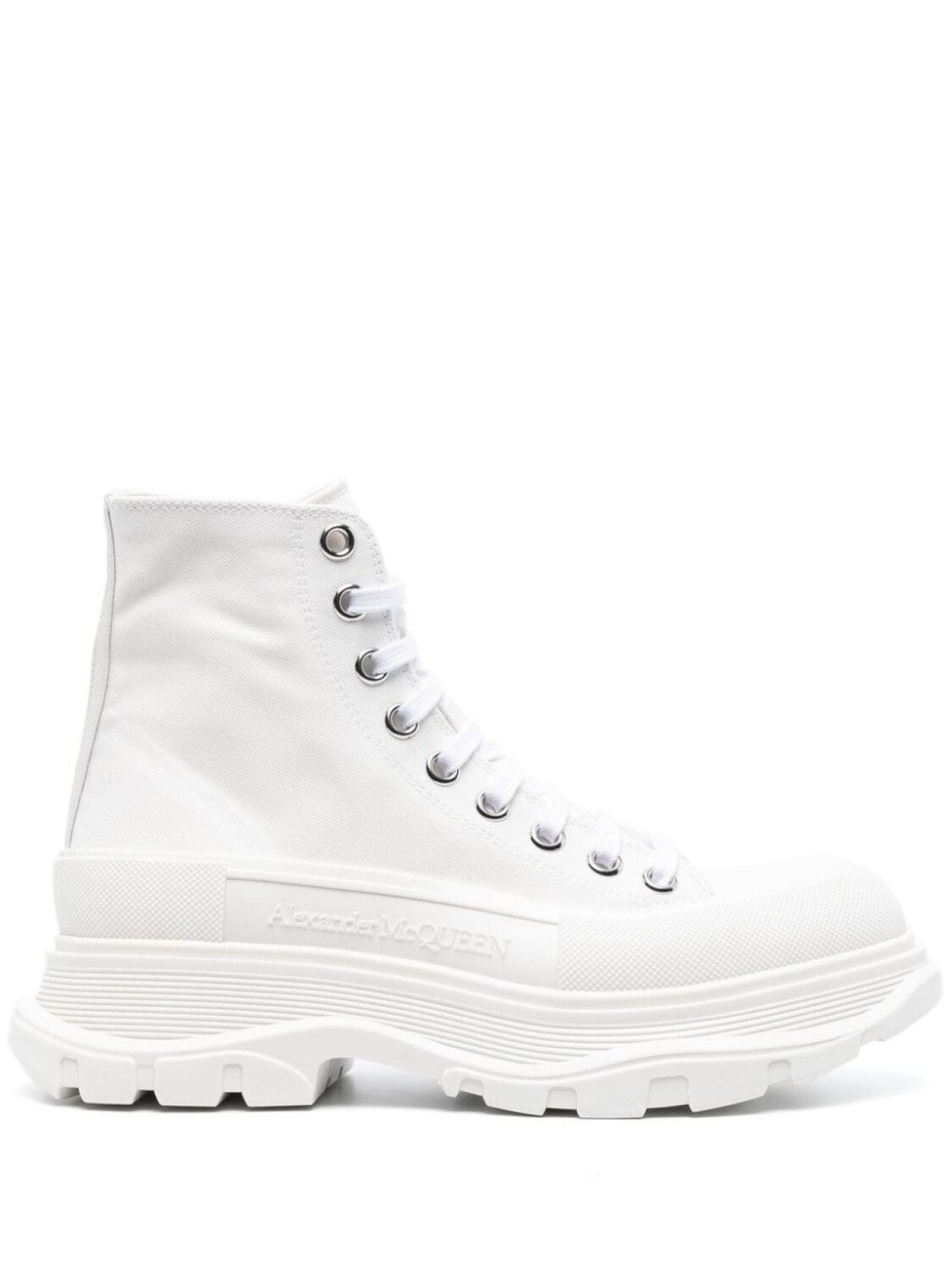 

Alexander McQueen высокие кроссовки на платформе, белый