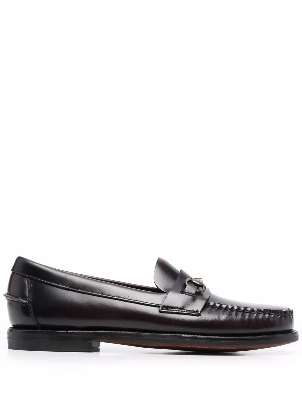 Лоферы с пряжкой Horsebit Sebago, красный