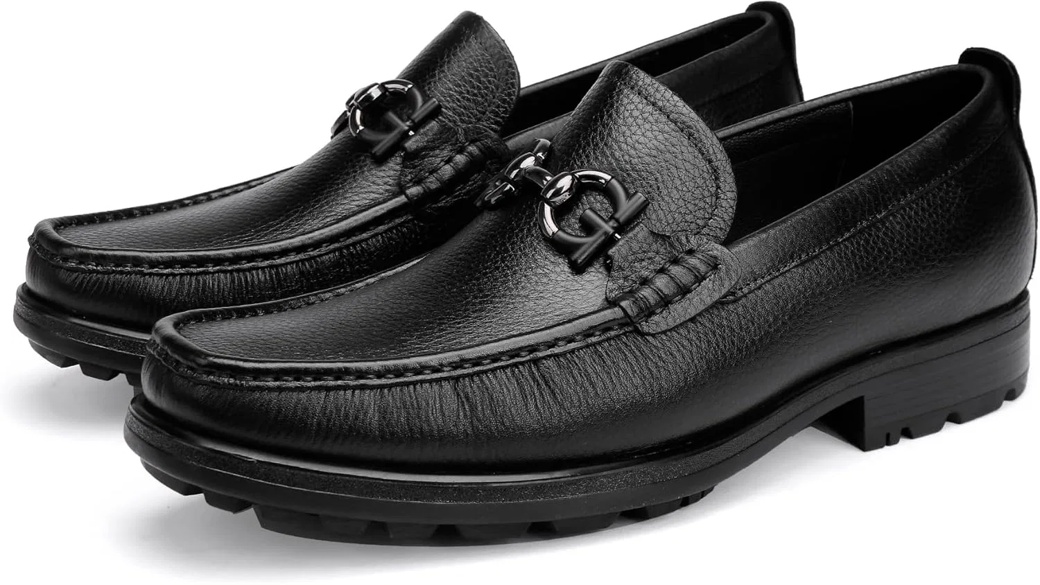 Лоферы из натуральной кожи Black